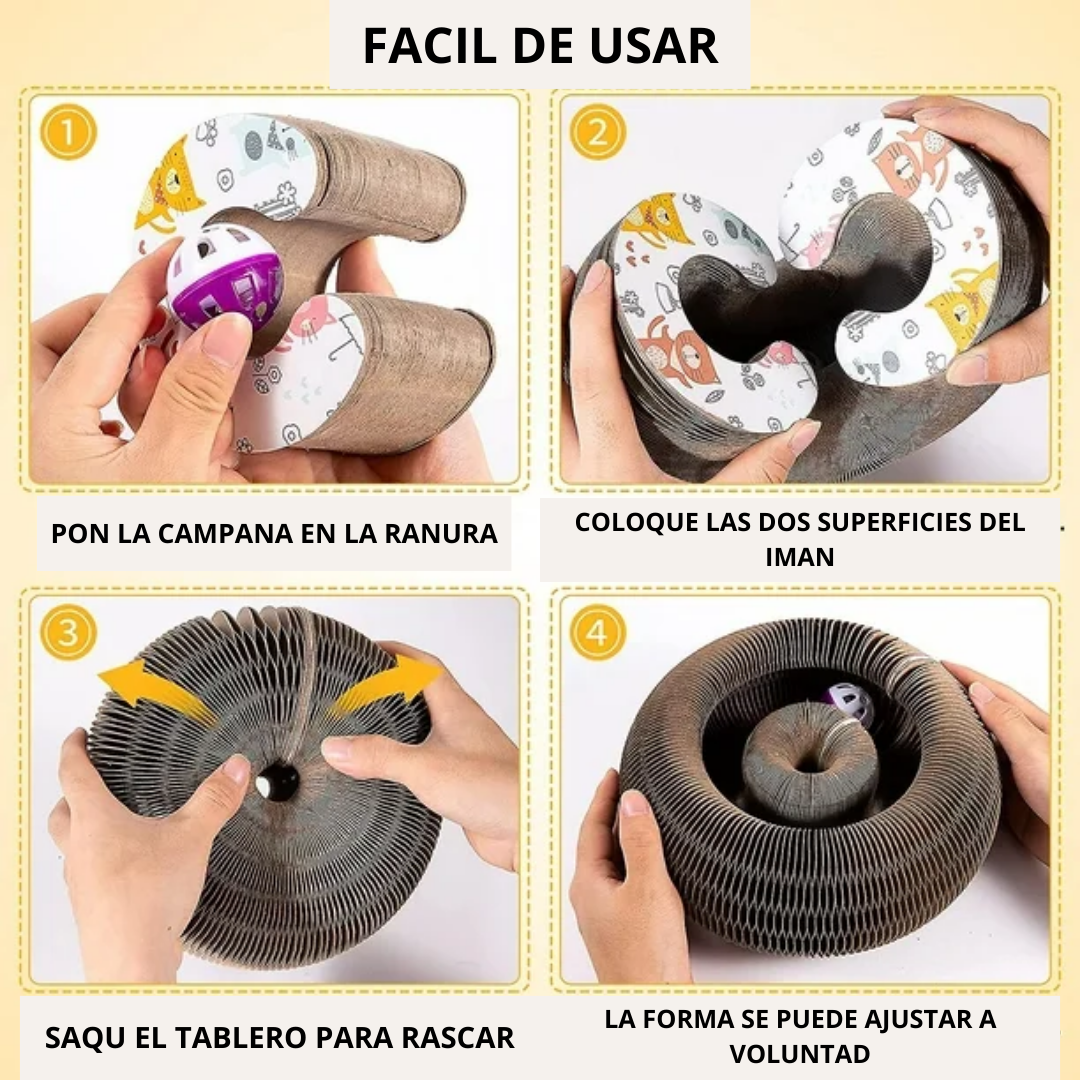 Tablas Rascadoras 3 en 1 para Gatos