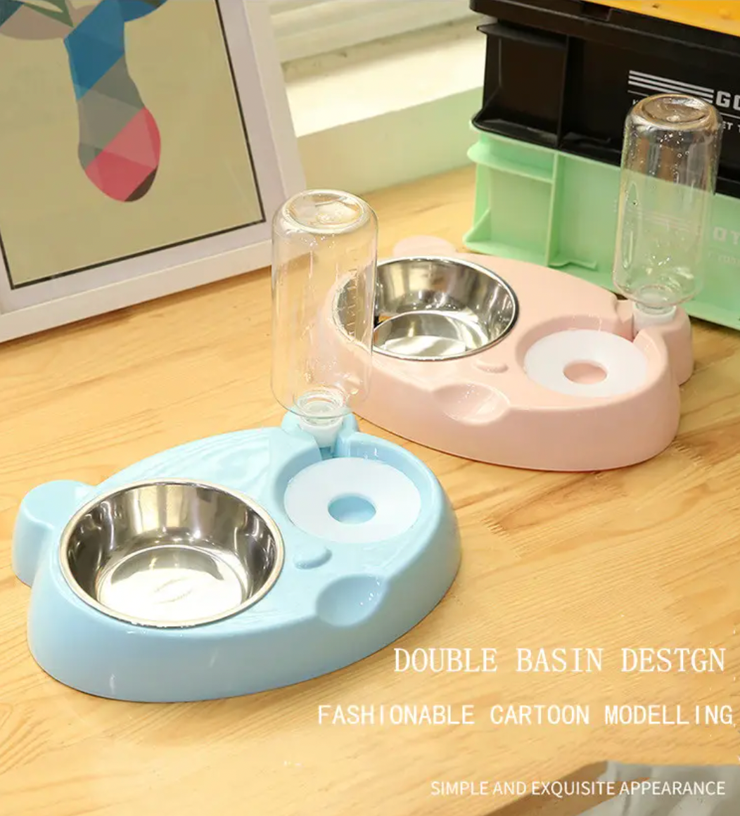 Comedero y Bebedero Automático – Práctico y Moderno