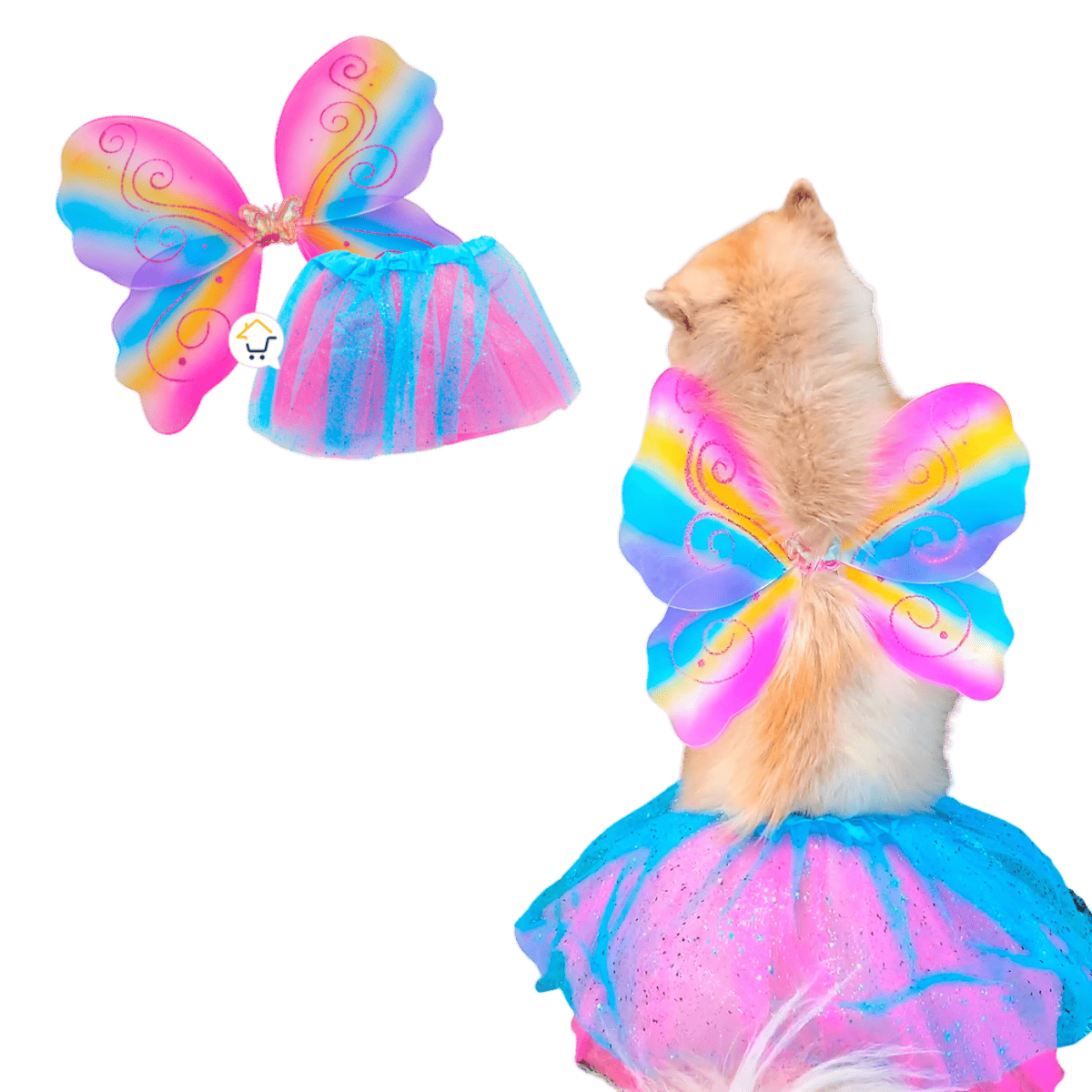 🦋✨ Disfraz de Mariposa para Perros – Especial Halloween 🎃